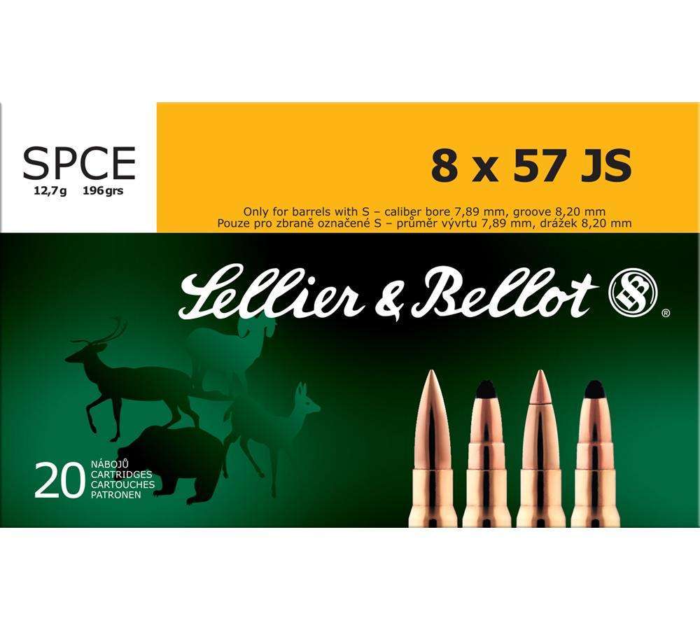 Ammunition Sellier&Bellot Rifle 8mm S&B 8X57 JS SPCE 196GR 20/400